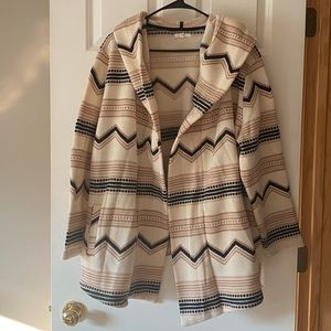 Maurices Plus Size Hooded Sweater/Shacket